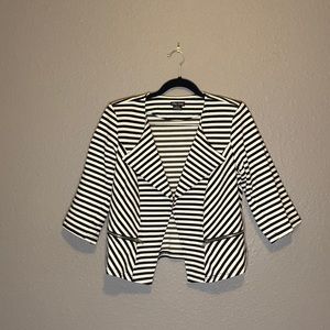 City Chic striped blazer